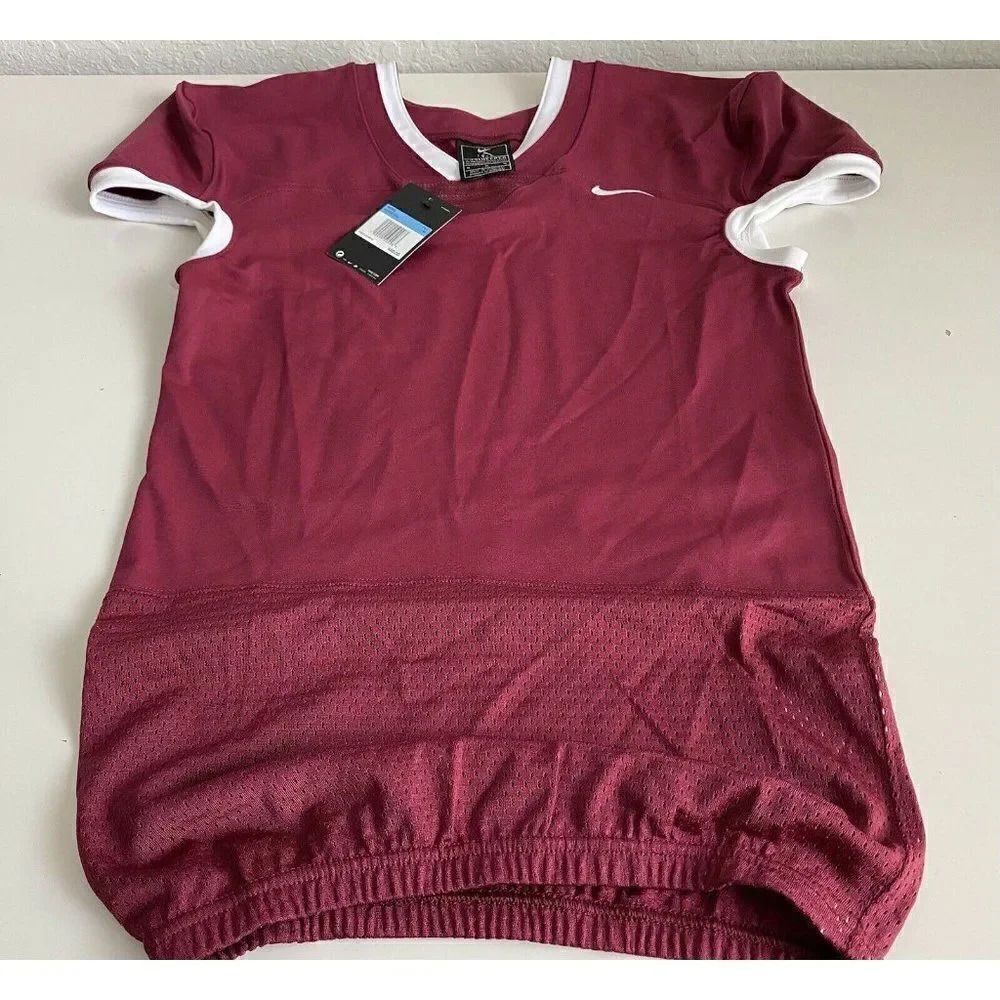Nike Vapor Untouchable Football Practice Jersey Vented Men's M Maroon AO4800 NWT